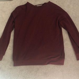 Maroon Sweater with Tie